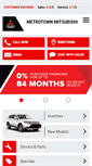 Mobile Screenshot of metrotownmitsubishi.ca